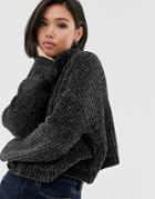 Blank Nyc Roll Neck Sweater-gray