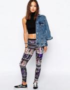 Only Seoul Print Leggings - Multi