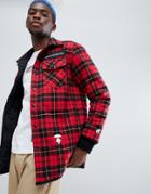 Aape By A Bathing Ape Quilted Reversible Check Jacket - Red