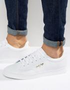 Fred Perry Spencer Knit/leather Sneakers - White