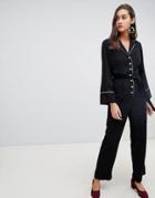 New Look Belted Jumpsuit - Black