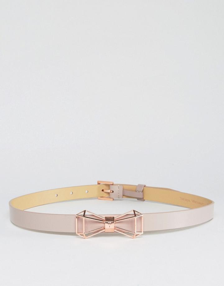 Ted Baker Geometric Bow Belt - Purple
