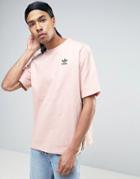 Adidas Originals Ornamental Block T-shirt In Pink Cf5321 - Pink