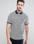 Ben Sherman Regular Fit Striped Polo - Navy