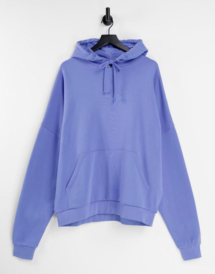 Asos Design Super Oversized Hoodie In Blue-blues