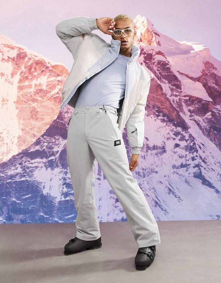 Asos 4505 Ski Pants In Gray-grey