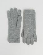 Johnstons Of Elgin Cashmere Gloves In Gray - Gray