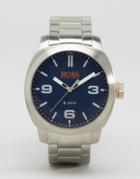 Boss Orange By Hugo Boss Capetown Bracelet Watch In Silver - Gray