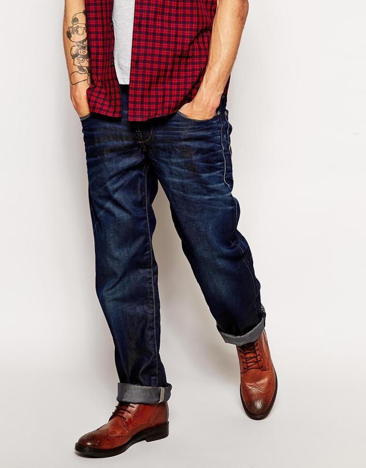 G Star Jeans New Radar Low Loose Dark Aged - Dk Aged