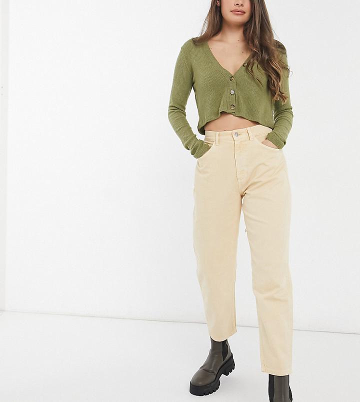 Reclaimed Vintage Inspired 92' Original Mom Jean In Buttermilk-white