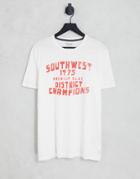 Jack & Jones Print T-shirt In Off White