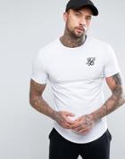 Siksilk Muscle T-shirt In White - White