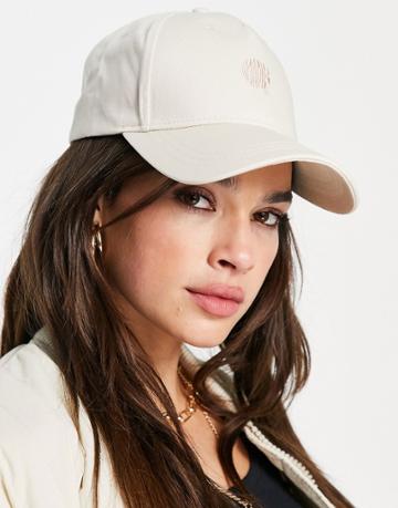 Roadies Baseball Cap In Beige-white