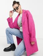 Helene Berman Short Ruth Belted Coat In Pink