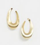 Glamorous Exclusive Gold Chunky Oval Earrings
