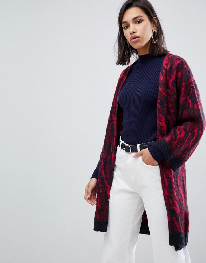 Y.a.s Patterned Knitted Cardigan - Multi