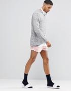 Asos Loungewear Jersey Runner Shorts In Super Short Length - Pink