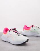 Nike Running Escape Run Lunar New Year Sneakers In White And Pink