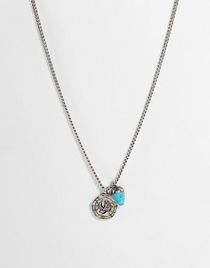 Classics 77 Dove Cluster Necklace In Silver