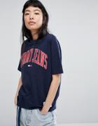 Tommy Jeans Collegiate Logo T-shirt - Navy