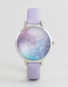Asos To The Stars Moving Dial Watch - Gray