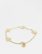 Tommy Hilfiger Flower Bracelet In Gold