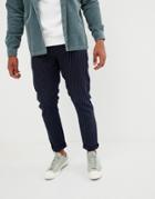 Asos Design Slim Jeans In Indigo With Stripe-blue