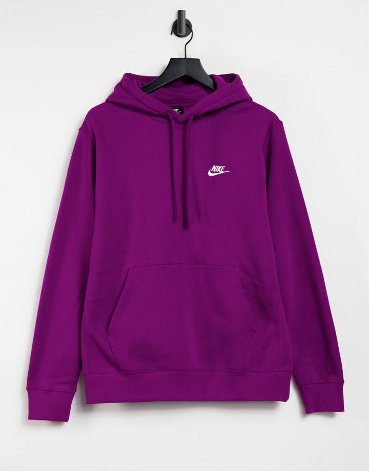 Nike Club Hoodie In Purple