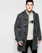 Original Penguin Heavy Wool Coat - Gray