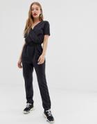 Noisy May Utility Buckled Jumpsuit - Black