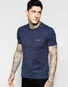 Original Penguin Chest Pocket T-shirt In Heathered Nep - Navy