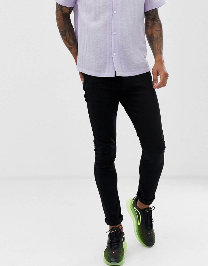 Burton Menswear Super Skinny Jeans In Black