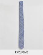 Noak Cotton Tie In Design Weave - Blue