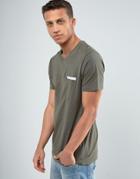 Loyalty And Faith Zip Detail T-shirt - Green