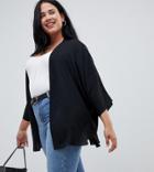 Asos Design Curve Kimono - Black