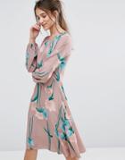 Closet Bell Sleeve Dress - Multi