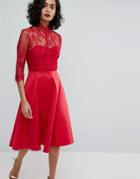 Y.a.s Dress With Open Back - Red