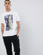 Asos Design Clueless Relaxed T-shirt With Photo Print - White