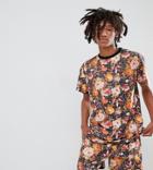 Milk It T-shirt In Floral Print - Pink