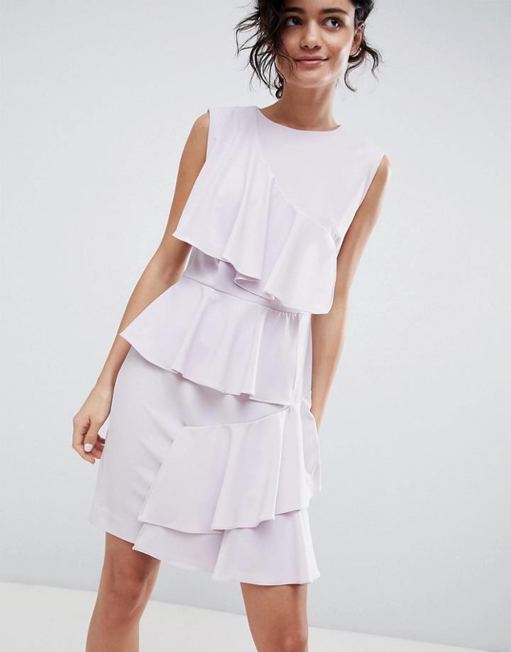 2ndday Tiered Ruffle Dress - Purple