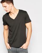 Jack & Jones V-neck T-shirt - Pirate Black