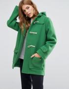 Ymc Toggle Hooded Duffle Coat - Green