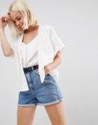 Deby Debo Flowers Kimono Jacket - White