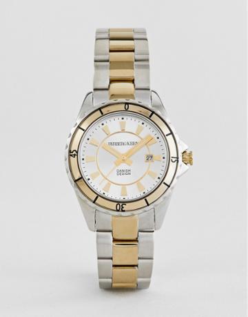 Dyrberg Kern Silver And Gold Watch - Silver
