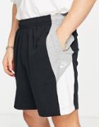Nike Color Block Shorts In Black