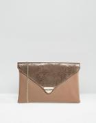 Lavand Envelop Clutch Bag - Brown