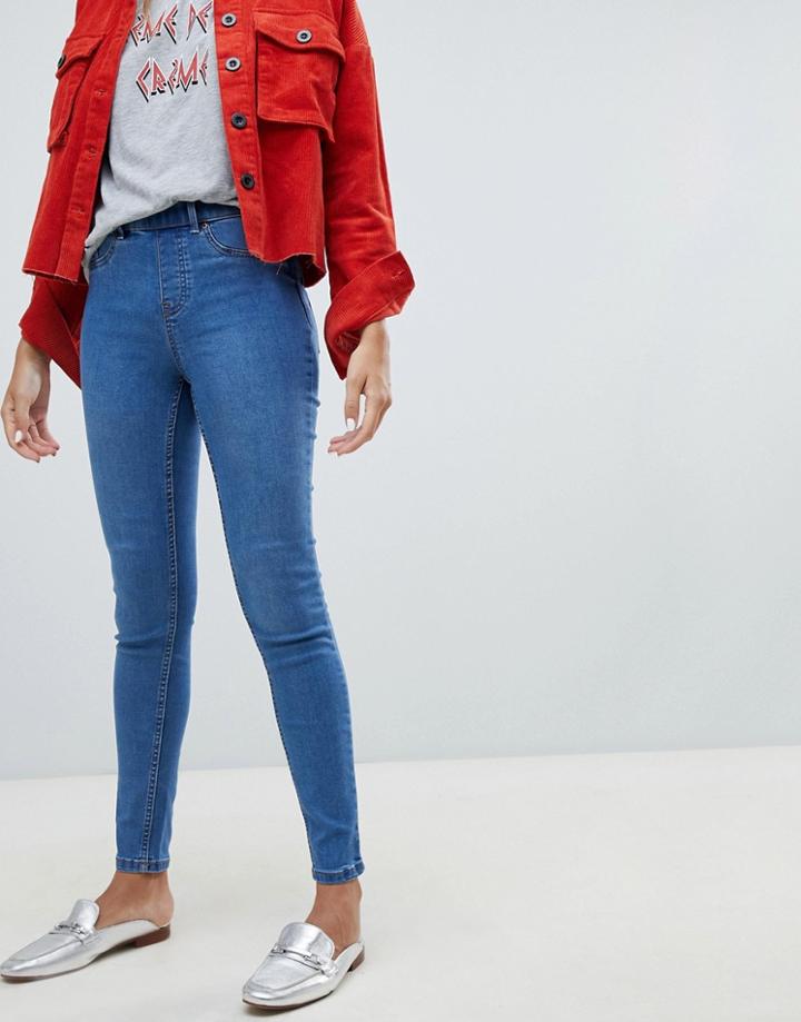 New Look Emilee Mid Blue Jegging - Blue