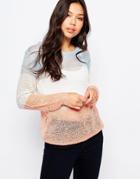 Blend She Block Stripe Jumper - Cashmere Blue