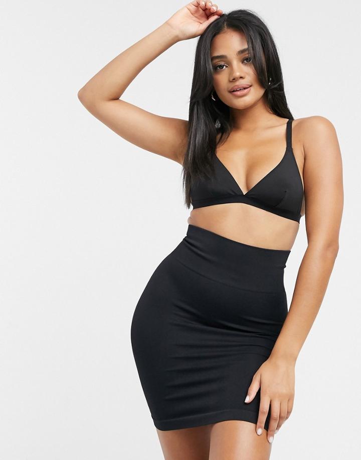 Asos Design Control Waist Shaping Skirt-black