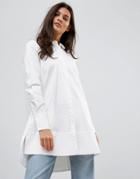 Selected Kiana Long Shirt - White
